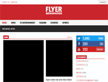 Tablet Screenshot of flyernewspaper.com